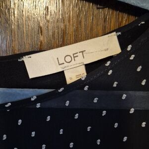 LOFT Monochrome Patterned Top